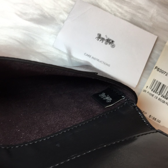 COACH Men’s Brown Phone Case Signature Canvas, NWT - Picture 8 of 8